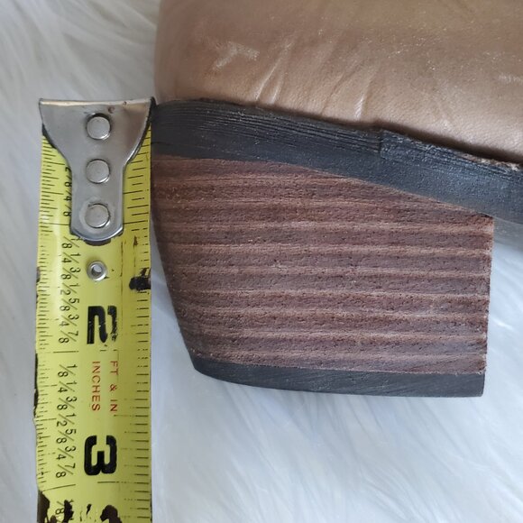 Gianni Bini Tan Leather Western Wrinkle Tall Riding Boots SZ 8 - Picture 12 of 14